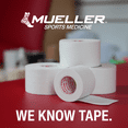 thumbnail image 5 of Mueller MTape Athletic Tape, 4 Pack, White, 10yd, 5 of 8