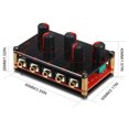 thumbnail image 3 of Mezclador Mezclador estéreo de línea de 4 canales Mezclador de audio Módulo mezclador pasivo 4 en 1 salida Mini mezclador de audio estéreo de 4 vías 4 entradas de audio a 1 salida Ultracompacto Bajo n Irfora Mezclador, 3 of 6