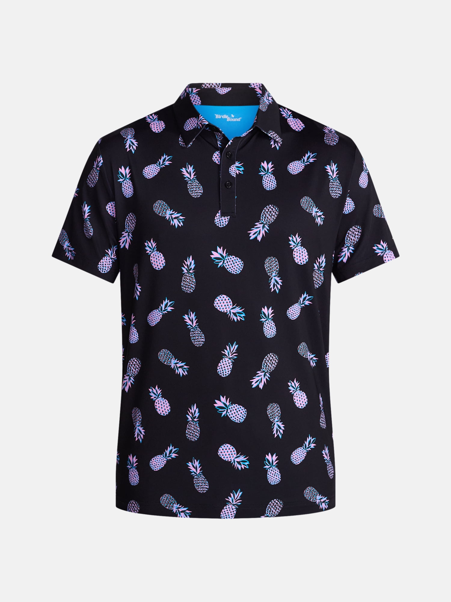 Birdie Bound Men's and Big Men's Tropical Golf Polo Shirt, Sizes XS-4XLT