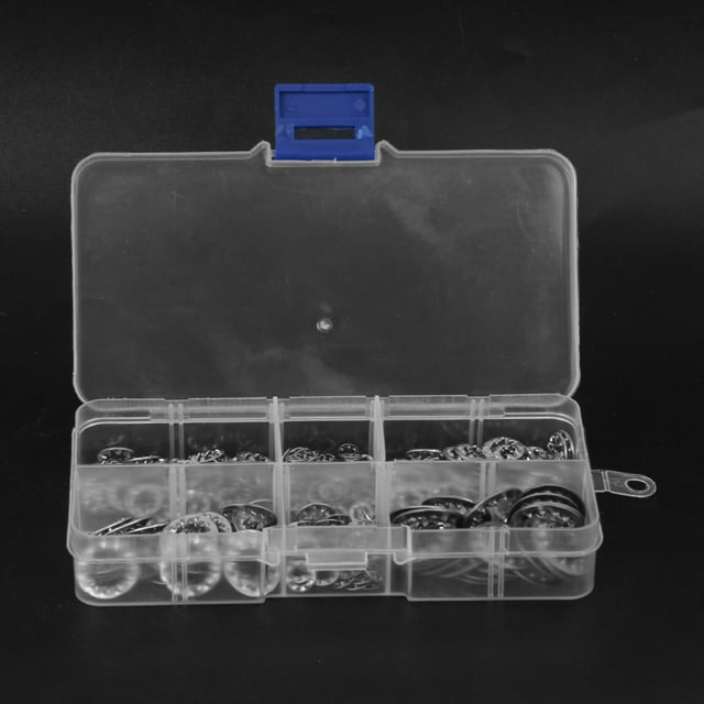Serrated Lock Washers Assortment Kit, High Strength M3 M4 M5 M6 M8 M10 Internal Serrated Washers For Professiona Use For Industry