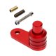 thumbnail image 5 of Interruptor de bloqueo de freno Riwesomey de Aleación de aluminio universal Rojo 2piezas, 5 of 6