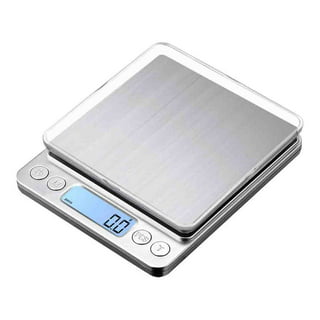 INEVIFIT DIGITAL KITCHEN SCALE, Highly Accurate Multifunction Food Scale 13  lbs 6kgs Max, Clean Modern White with Premium Stainless Steel Finish.  Includes Batteries & 5-Year Warranty - White 