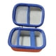 thumbnail image 2 of Estuche de almacenamiento para reproductor de música infantil, tarjetero portátil, bolsa de transporte rígida. Naranja, 2 of 9