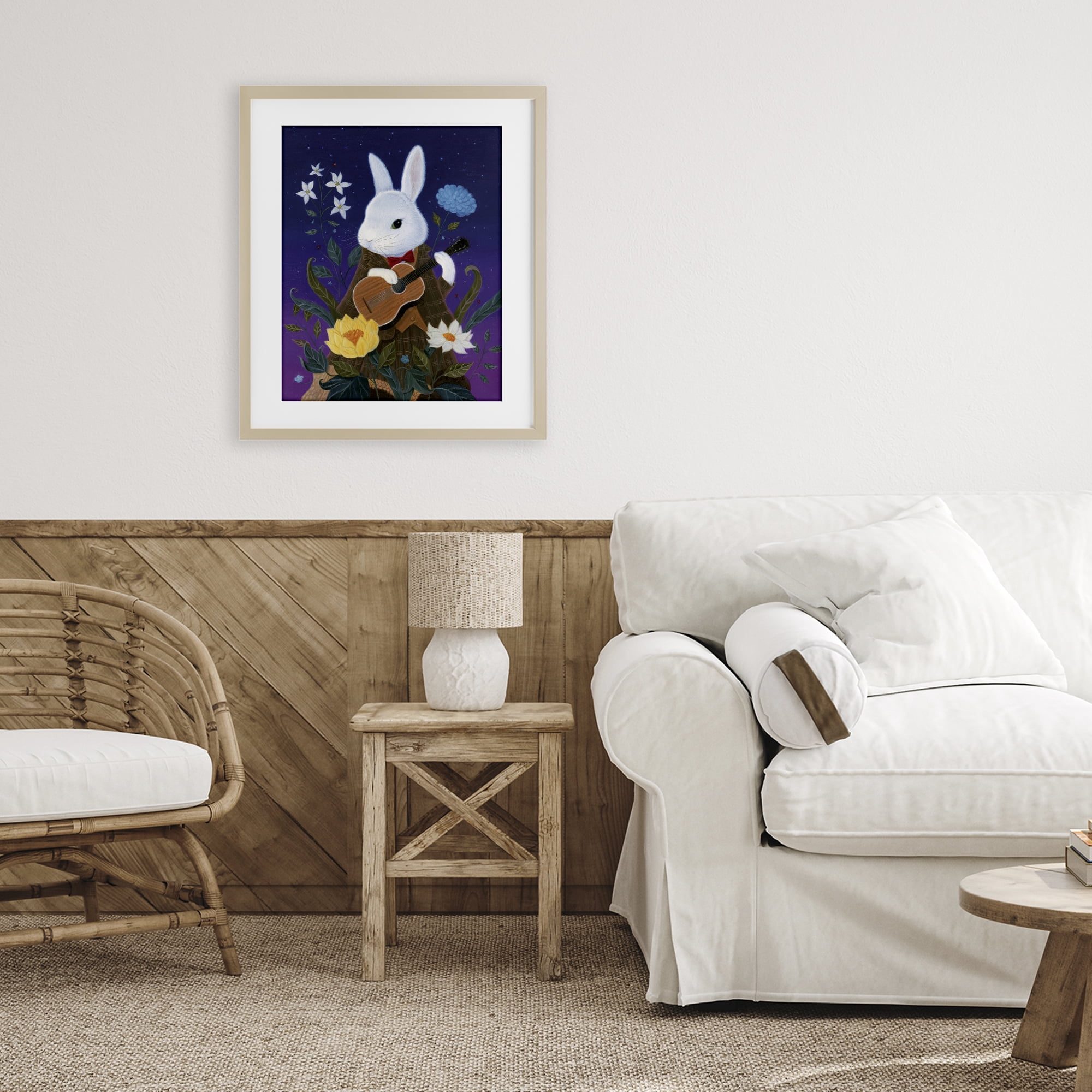 Stupell Industries Maria Von Carrot Birch Framed Print Under Glass, design by Gina Matarazzo