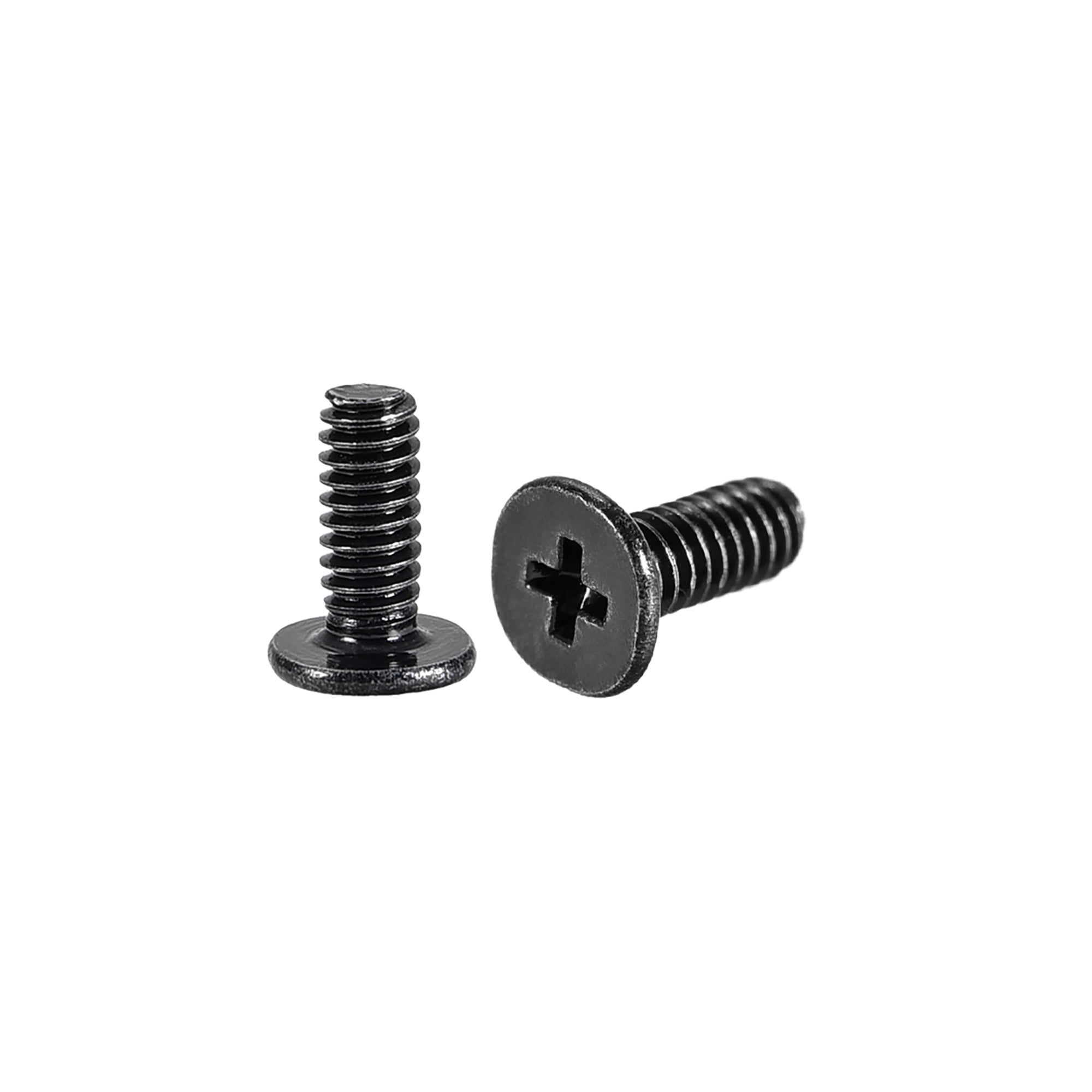 M2 x 6mm Laptop Notebook Computer Screws Phillips Head Screw Black 200