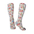 thumbnail image 4 of Balery Rose Flowers Printed Novelty Socks Men's Women's Crew Socks Sports Socks Knee High Socks Cotton Socks Quirky and Cool Socks, 4 of 9