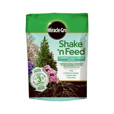 Miracle-Gro Shake 'N Feed Flowering Trees & Shrubs Plant Food 8 (Best Fertilizer For Flowering Plants)