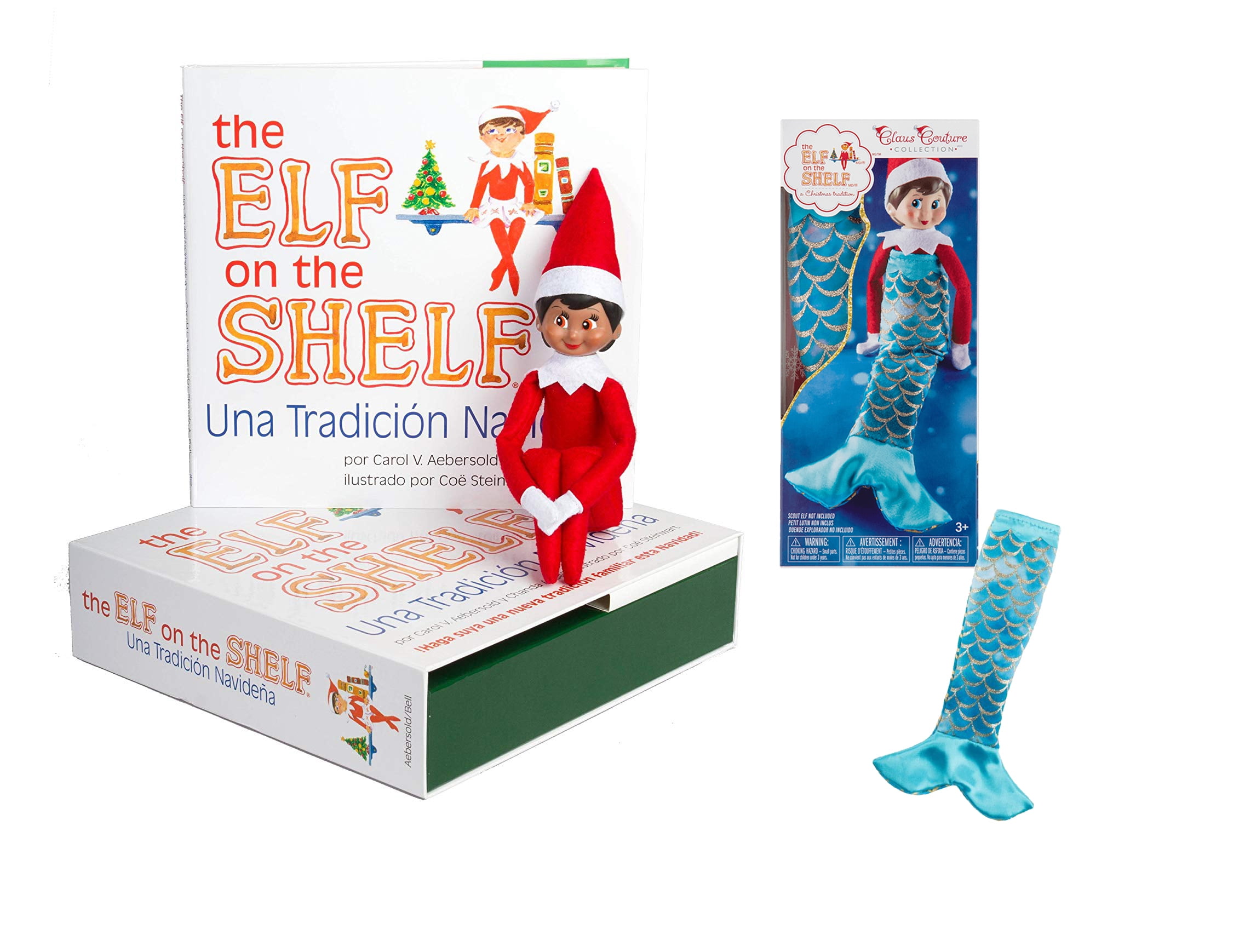 The Elf on the Shelf A Christmas Tradition in Spanish with Brown Eyed