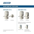 thumbnail image 2 of SCHLAGE FE575 PLY 626 ELA Plymouth Keypad Entry with Auto-Lock and Elan Levers, Brushed Chrome, 2 of 7