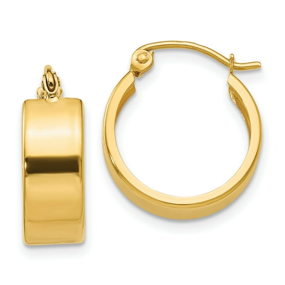 14K Small Hoop Earrings 14k Yellow Gold Earrings