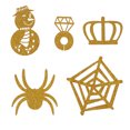 thumbnail image 3 of Conjunto de patrones para decoración de tartas, tarjetas, alces, árboles de Navidad, calaveras, murciélagos, calabazas, 3 of 5