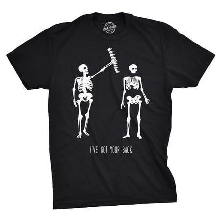 Mens Got Your Back Funny Halloween Skeleton Best Friend T (Funny Words For Best Friends)