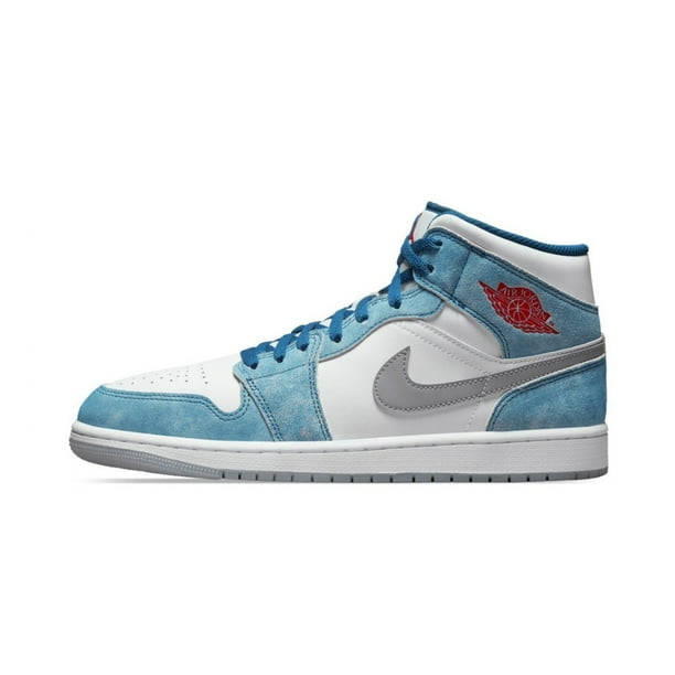 Tenis Air Jordan 1 Mid French Blue JORDAN DN3706-401 Y DR6235-401