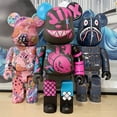 thumbnail image 2 of Bearbrick400% Jinx Marshmallow Surf 2G Stupid Punk Band BE@RBRICK 28cm LOL Colorful Electroplating Desktop Doll Trend Toys Gao Jinjia LED, 2 of 2