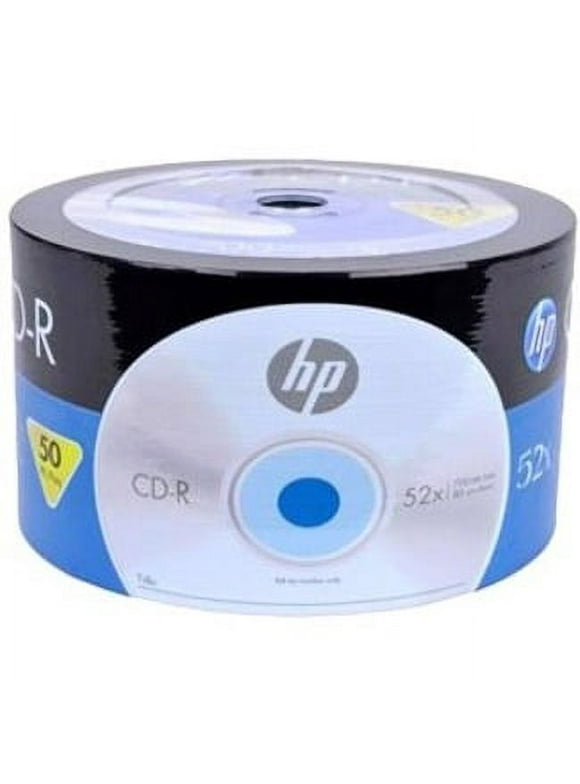 HP CD Recordable Media, CD-R, 52x, 700 MB, 50 Pack Spindle