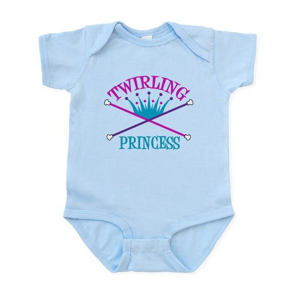 CafePress - Twirling Princess Infant Bodysuit - Baby Light Bodysuit, Size Newborn - 24 Months