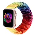 thumbnail image 1 of Bmbmpt Correa Elástica Para Reloj Compatible Con Apple Watch Band De 38 Mm, 40 Mm, 42 Mm, 44 Mm, Pulsera De Tela Con Estampado De Patrón Suave Para Iwatch Se Series 6 5 4 3 2 1, 1 of 5