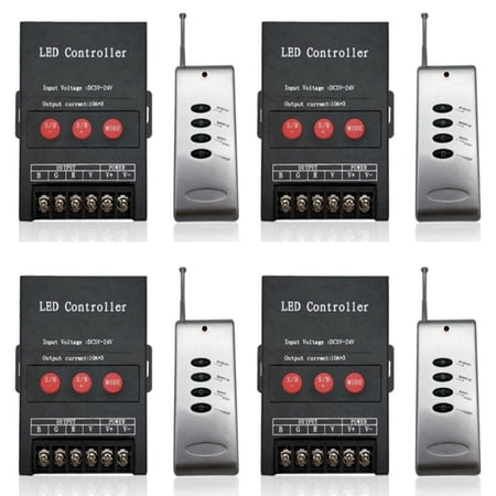 4X 30A Led Controller IR Remote Big Power 360W BT Controller for RGB Strip Light DC5-24V