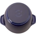thumbnail image 6 of Staub Cast Iron 1.5-qt Petite French Oven - Dark Blue, 6 of 7