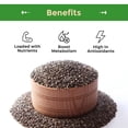 thumbnail image 4 of Black Chia Seeds - Natural Superfood | Raw, Gluten-Free, Vegan & Kosher | Healthy Food Perfect for Oatmeal, Shakes, Smoothies | Source of Protein Omega 3, Fiber. 5(LB) Bag, 4 of 5