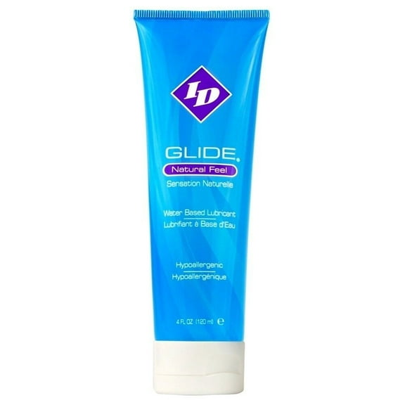 ID Glide Lube Water Based Natural Feel Personal Sex Lube Lubricant 4 oz