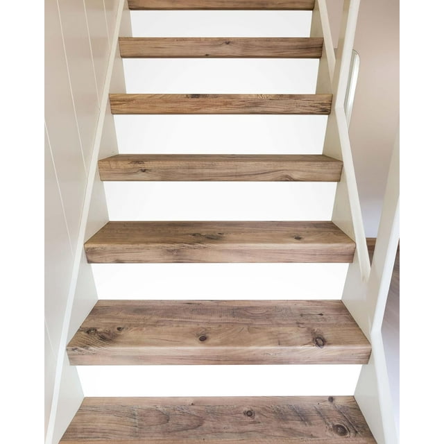 Stair Decals Stair Riser Stickers Peel and Stick Vinyl .&#;W x .&#;H x