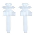 thumbnail image 4 of Paquete de 2 tornillos para asiento de inodoro, tornillos para bisagra de asiento de inodoro, kits de herrajes de fijación, espaciador de 32 mm, 4 of 9