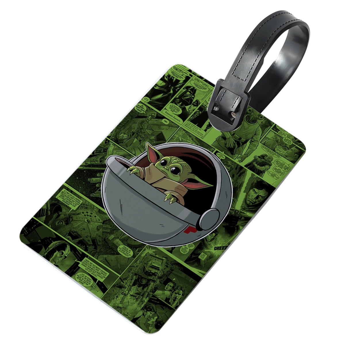 Rectangle PU Leather Luggage Tags for Travel Suitcase Baggage 4.05 x 2.