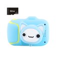 thumbnail image 1 of Juguetes para niñas, cámara para niños, lente HD 1080P, grabadora de video de juguete para niños pequeños de 2 pulgadas, cámara digital para niños, cumpleaños, niñas, niños con tarjeta SD de 32 GB Zhivalor 222320-3, 1 of 4