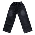 thumbnail image 6 of RUTAYY Toddler Boys Jeans With Elastic Waistband Children Spring/Autumn Denim Trousers Baggy Jeans Cargo Trousers Pants Relaxed Fit Infants Pants, 6 of 7