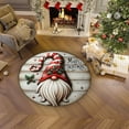 thumbnail image 6 of Taotanxi Merry Christmas Tree Area Rug Round Rugs Collection Area Runner Circle Rug Non-Slip Washable Carpets Kids Living Room Bedroom Bathroom Indoor Outdoor Nursery Rugs Décor, 6 of 7