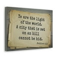 thumbnail image 2 of Scripture Walls Light Of The World Matthew 5:14 Bible Verse Canvas Christian Wall Art Bible Verse Print Ready To Hang Unframed, 2 of 18