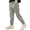 Grey, variant on GiLiling Boy’s Cargo Trackpants Trendy Elastic Waist Cinch Bottom Jogger Pants with Pockets Lightweight Sports Running Pants (Coffee, 4-5 Years)