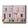 thumbnail image 1 of Epic Graffiti 'London Pink Purple Houses' by Keri Bevan, Giclee Canvas Wall Art, 54"x40", 1 of 8