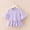Purple, variant on Toddler Baby Girls Cute Shirts Kids Bell Sleeve Tops Basic Solid Color Ruffle Short Sleeve T-Shirt Casual Peplum Crewneck Blouse Tees