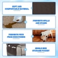 thumbnail image 3 of Unique Bargains Arm Cover Furniture Protect Recliner Chair Covers Coffee, 3 of 7