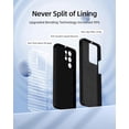 thumbnail image 3 of for Samsung Galaxy S21 Ultra Case, with Full Camera Cover Protection，Liquid Silicone Slim Shockproof Protective S21 Ultra 5G Phone Case [Microfiber Lining] (Black), 3 of 12