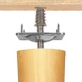 thumbnail image 4 of Leg Mounting Plates, Furniture Leg Attachment Plates Industrial Strength T-plate, 4 of 4