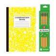 thumbnail image 2 of Composition Notebook Work Notebook Hardcover Notebook Classroom Essentials Notebook College Ruled Office Supplies Meeting Notebook Cute Composition Notebook College Notebook with 1 Box of Pencils #2, 2 of 9