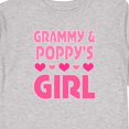 thumbnail image 4 of Inktastic Grammy and Poppy Love Me Valentine for Granddaughter Girls Long Sleeve Toddler T-Shirt, 4 of 5