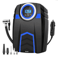 thumbnail image 1 of Compresor De Aire Bloosom  Inflador Llantas Bomba Portátil 12v 150psi Negro con Azul, 1 of 5