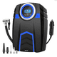thumbnail image 1 of Compresor De Aire Bloosom  Inflador Llantas Bomba Portátil 12v 150psi Negro con Azul, 1 of 5
