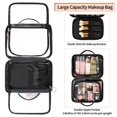 thumbnail image 4 of Bolsa de maquillaje OCHEAL de doble capa de gran capacidad impermeable, 4 of 9