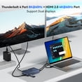 thumbnail image 4 of Acasis Boîtier SSD RAID 2 Baies NVMe M.2 Thunderbolt 3 40Gbps, 4 of 10