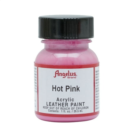 UPC: 0086366711866 | Angelus® Acrylic Leather Paint  1 oz.  Hot Pink