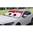 Fun Cartoon Eyes Foldable Sunshade for Automobiles Front Windshield
