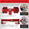thumbnail image 5 of Equipment Lock Co.: Heavy Duty Cargo Door Lock - Combo:  Semi-Trailer, Sea Container & Storage Container Locks, 5 of 9