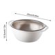 thumbnail image 2 of Colador microporoso de cocina, cesta de drenaje multiusos de doble capa con mango, juego de colador de Metal de acero inoxidable para drenar, 2 of 7