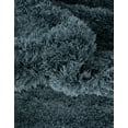 thumbnail image 4 of Unique Loom Studio Solid Shag Collection Area Rug - Sky (2' x 6' 7" Runner Slate Blue), 4 of 7