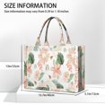 thumbnail image 3 of Large Capacity Tote Bag,Pioneer Flower Floral Print Pattern Handbag Fashion Luxury Tote Bag,15.7"x13"x 5.1" Inches,Laptop Compatible, 3 of 6